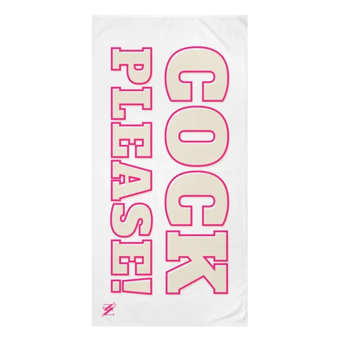 Pink Cock Please! | Mix & Match XL Fun-Flirty Lovers’ Towels