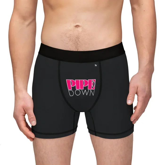 Pipe Down | Mix & Match Fun-Flirty Lovers’ Boxer Briefs