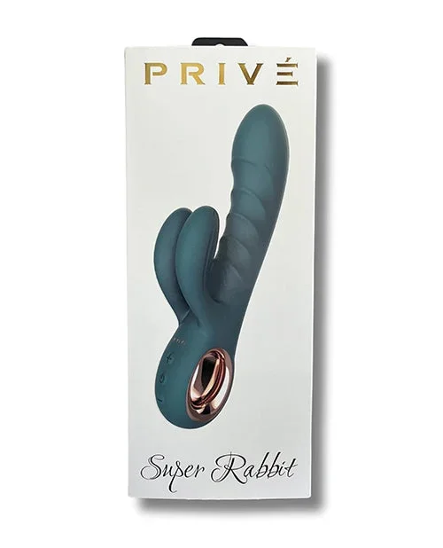 PRIVE Super Rabbit Vibrator – Teal