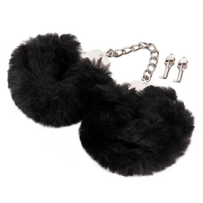 Sexyland Furry Padded Lockable Metal Handcuffs