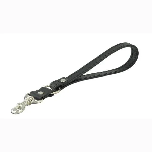 Short Leather Lead: Wild Hide