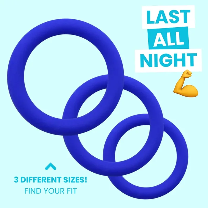 Silicone Thick Erection Stacking Cock Ring Set