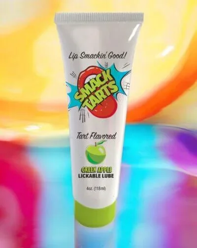 SMACK Tarts Lickable Lube – Sour Green Apple 4 oz