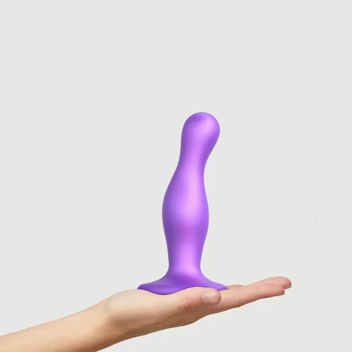 Strap On Me Dildo Plug Curvy – Metallic Purple, L