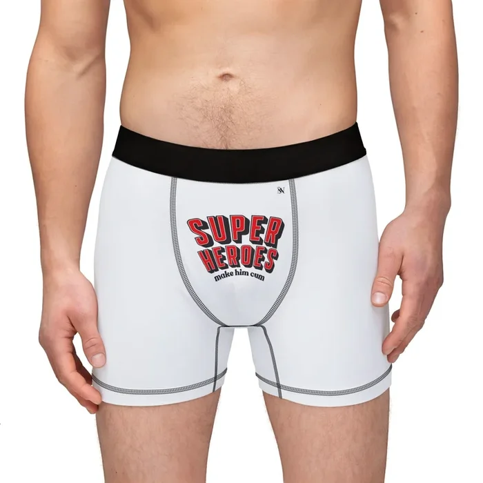 Superheroes Make Him Cum | Mix & Match Fun-Flirty Lovers’ Boxer Briefs