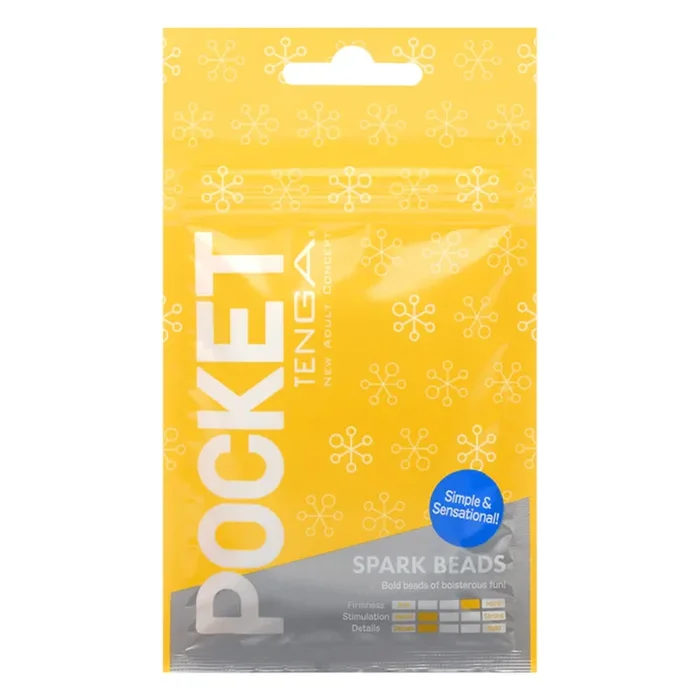 Tenga Pocket-Sized Masturbator – Spark Beads Texture