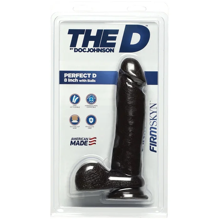 The D Perfect Firmskyn-Chocolate 8″