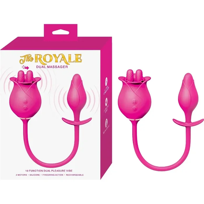 The Royale Dual Massager – Pink