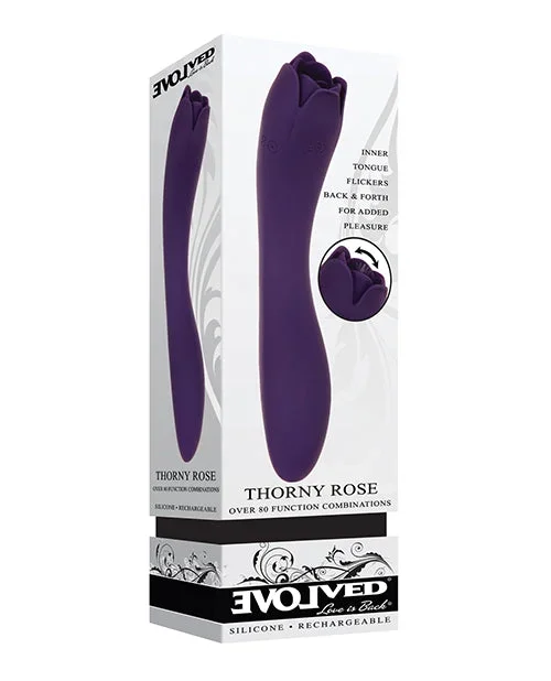 Thorny Rose Dual End Massager – Purple