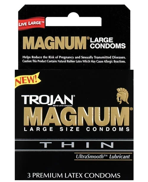 Trojan Magnum Thin Condoms – 3 pack
