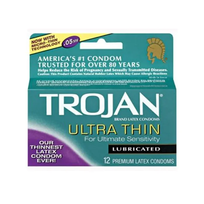 Trojan Ultra Thin Condom 12pk