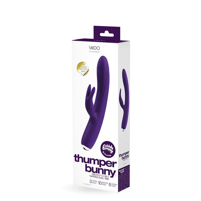 VeDO Thumper Bunny Tapping Dual Vibe – Deep Purple