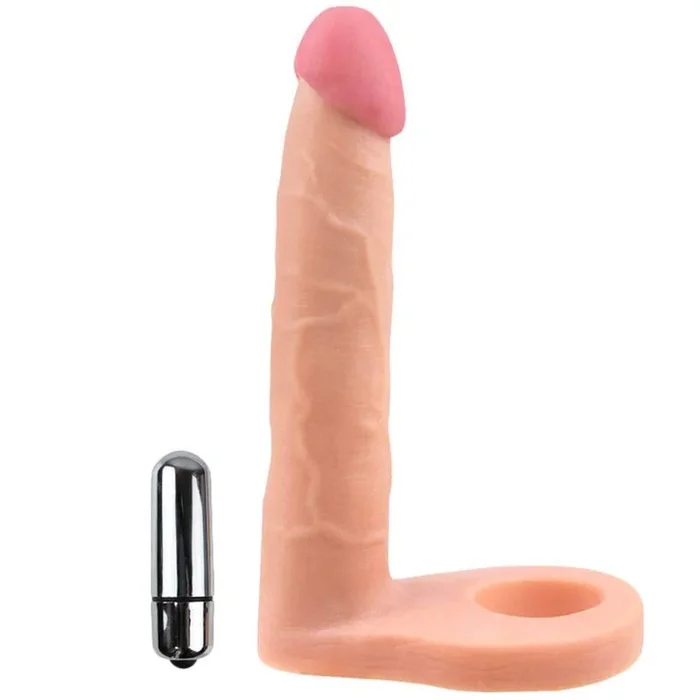 Vibrating Double Penetration Cockring