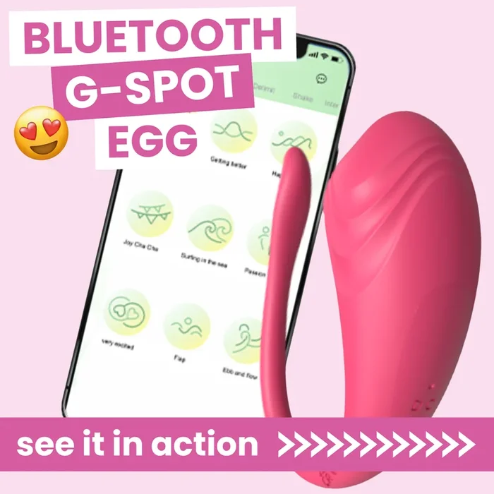 Vibrating G-Spot Egg Massager with Bluetooth App Control
