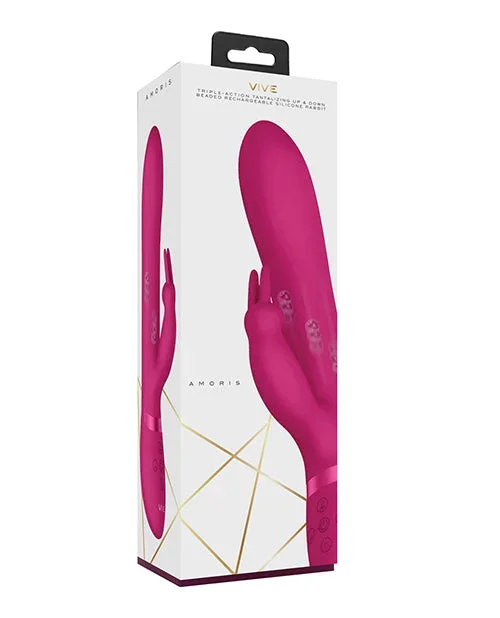 Vive Amoris Stimulating Beads Rabbit Vibrator – Pink