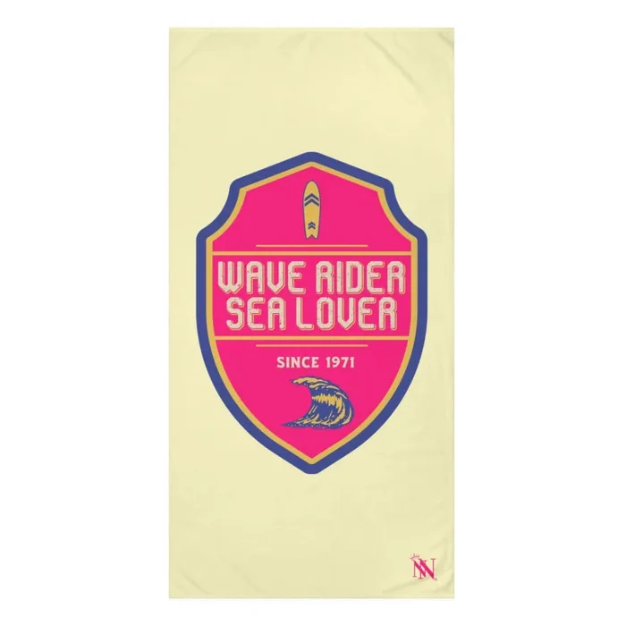 Wave Rider | Mix & Match Naughty XL Fun-Flirty Lovers’ Towels