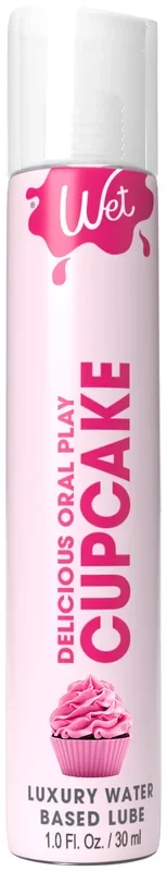 Wet Delicious Oral Play – Cupcake – Waterbased Flavored Lube 1 Oz