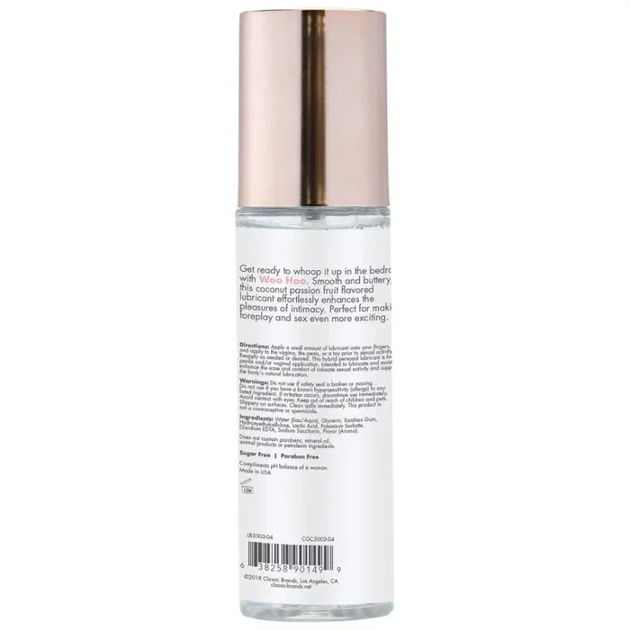 Whoo Hoo Personal Lubricant Coconut Passion 4.4 Fl Oz.