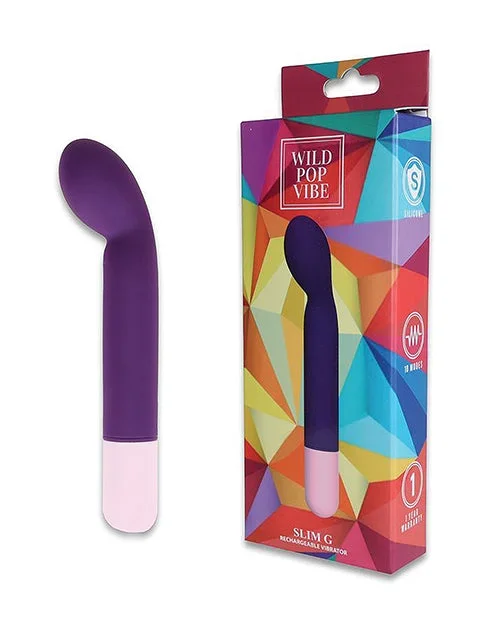 Wild Pop Vibe Slim G Vibrator – Purple