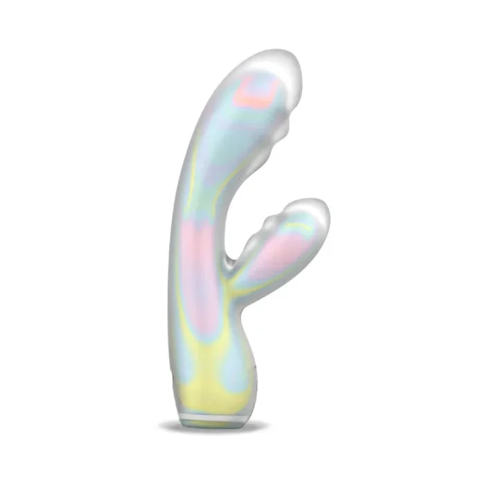 WINX Honey Bunny Squishy Rechargeable Silicone Curved Dual Stimulating Rabbit Style Vibrator