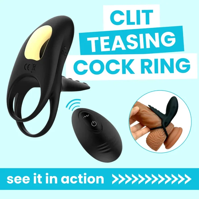 Wireless Clit Teasing Dual Erection Enhancing Ring