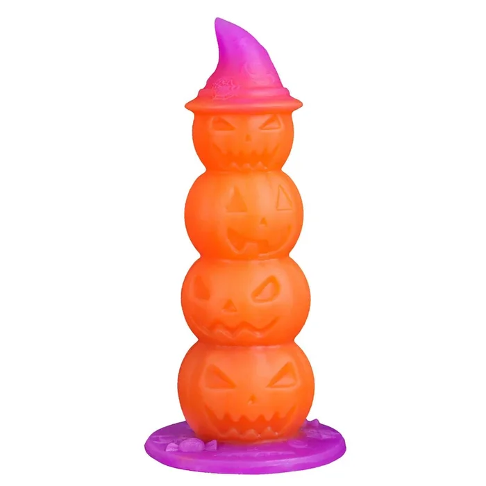 Witch Halloween 9 Inch Fantasy Pumpkin Anal Dildo