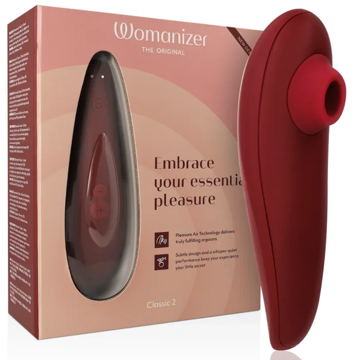 WOMANIZER – CLASSIC 2 KLITORĀLAIS STIMULATORS BORDEAUX