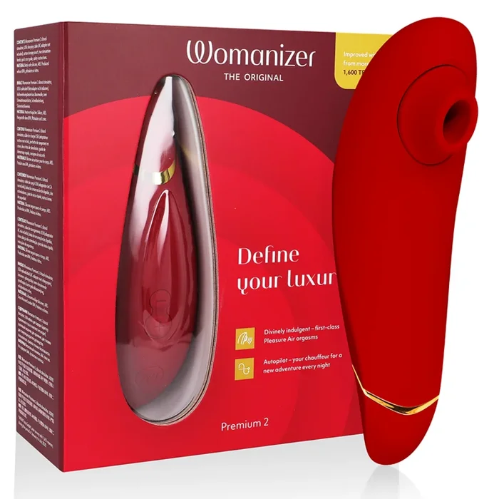 WOMANIZER – PREMIUM 2 KLITORĀLAIS STIMULATORS BORDEAUX