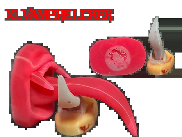 XL Vampire Licker Tongue – Ultimate Teaser Sex Toy – Mature – Vampire Fetish