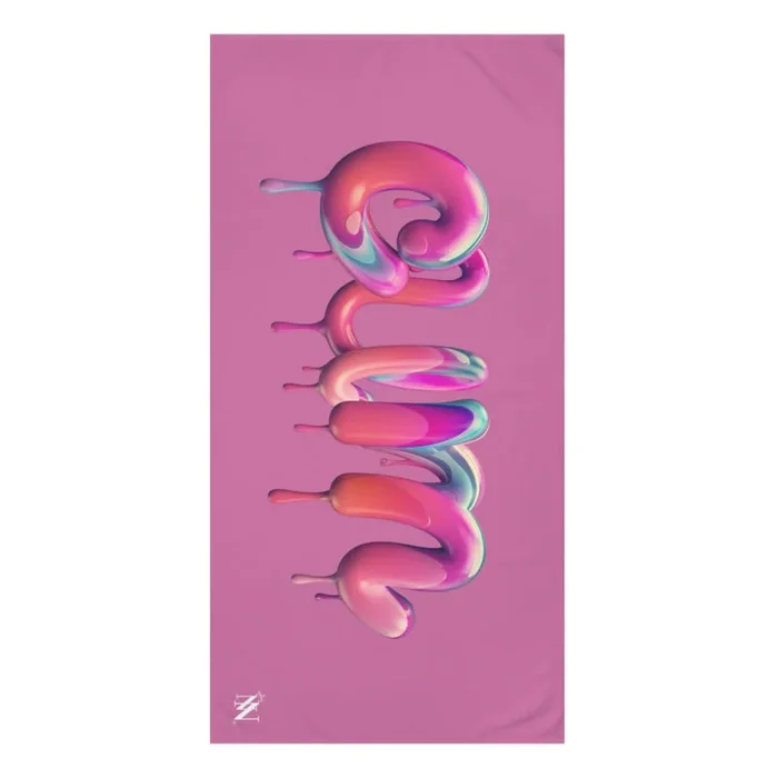 XXL Cum Towel Dripping Cum Pink