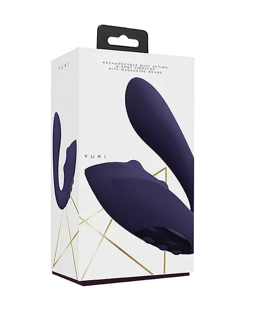 Yuki Dual Action G-Spot Vibrator – Purple